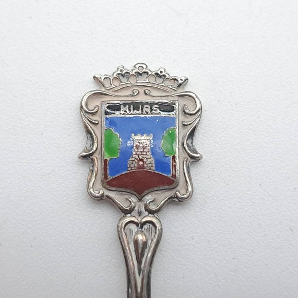 5 Mixed Souvenir Spoons -The Vatican, Noel, Acaupolco, Isolabella, Mijas - Picture 8 of 11